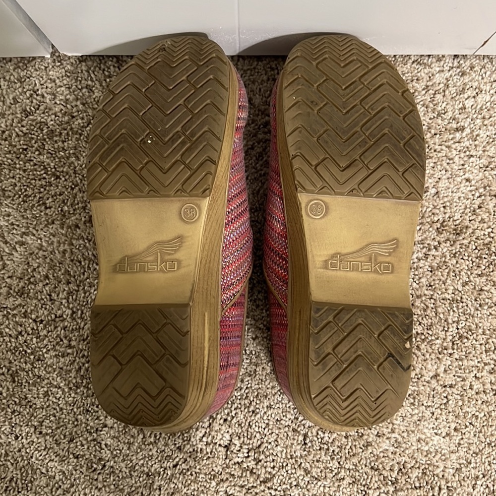 Dansko Multicolored Clogs Size 38 - image 6